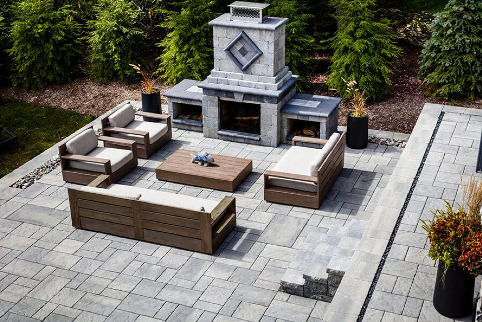 Breaking It Down Comparing Stamped Concrete vs. Pavers Slabs